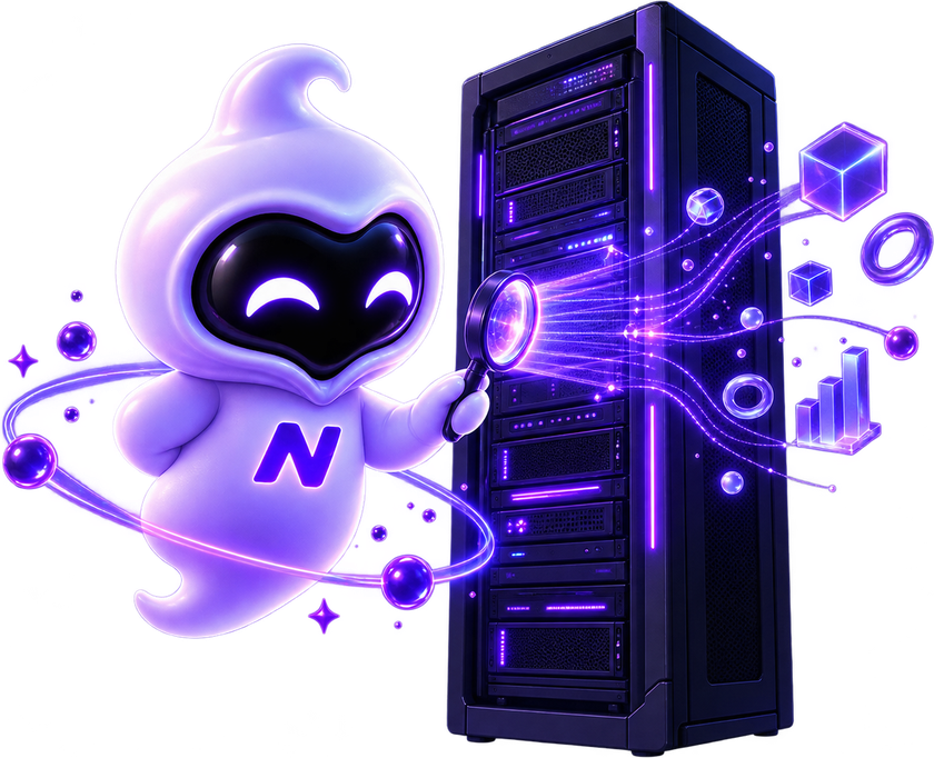 NalloMiner reading a live server, read-only